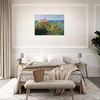 Fisherman's Cottage at Varengeville - claude monet Acrylic Print - 70x100 cm / 28x40″ inches | claude monet Wall Art | claude monet Prints
