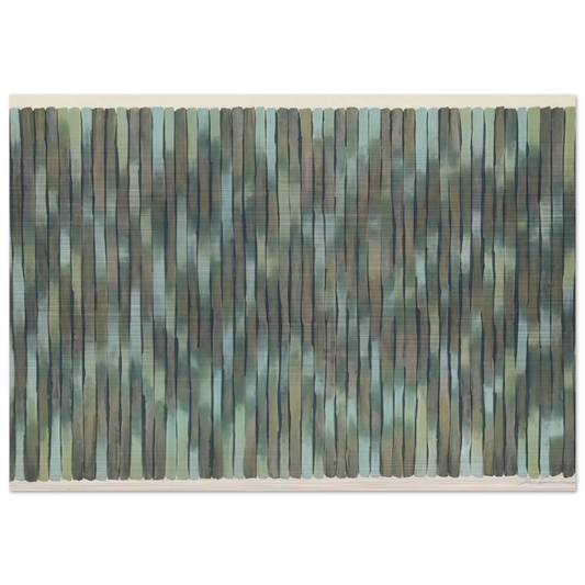 Ferris Wheel - 1980 - Gene Davis Brushed Aluminum Print - 70x100 cm / 28x40 inches | Gene Davis Aluminum Print | Gene Davis Prints