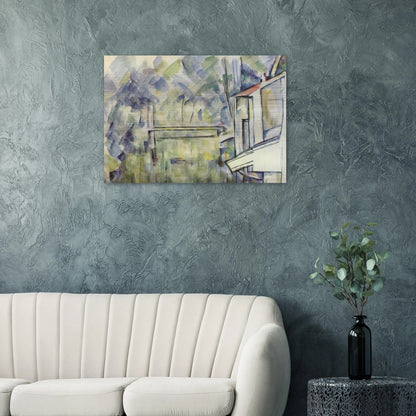 Mill on the River - Paul Cézanne Brushed Aluminum Print - 70x100 cm / 28x40 inches | Paul Cézanne Aluminum Print | Paul Cézanne Prints