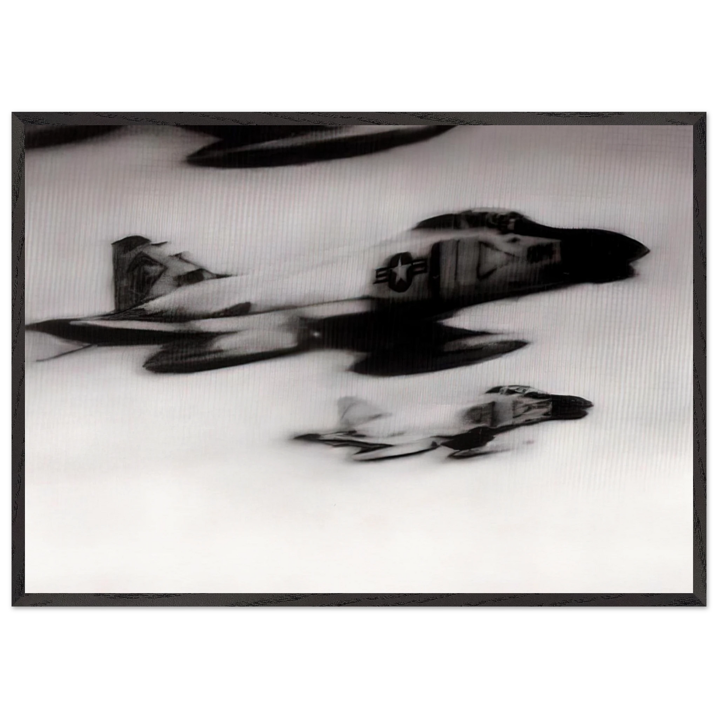 PHANTOM INTERCEPTORS - Gerhard Richter Framed Art Print – Black Wooden Frame - Default Title - -Framed Art Print