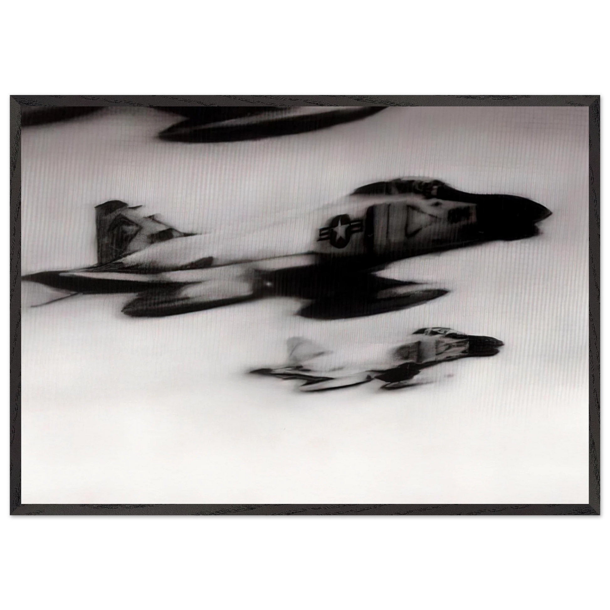 PHANTOM INTERCEPTORS - Gerhard Richter Framed Art Print – Black Wooden Frame - Default Title - -Framed Art Print
