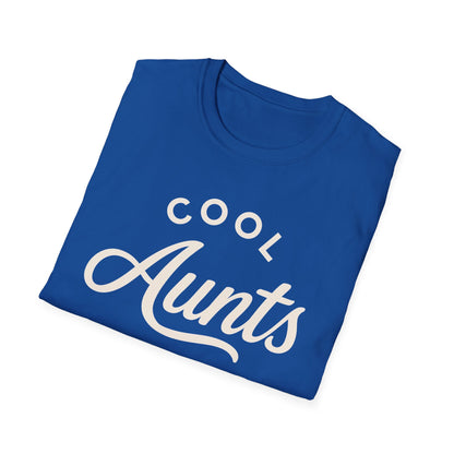 Cool Aunts Club Maglietta, Maglietta Regalo Idee Zia Divertente, Graphic Tee Zia Migliore di Sempre, Carina Maglietta Matching Famiglia Sassy Zia