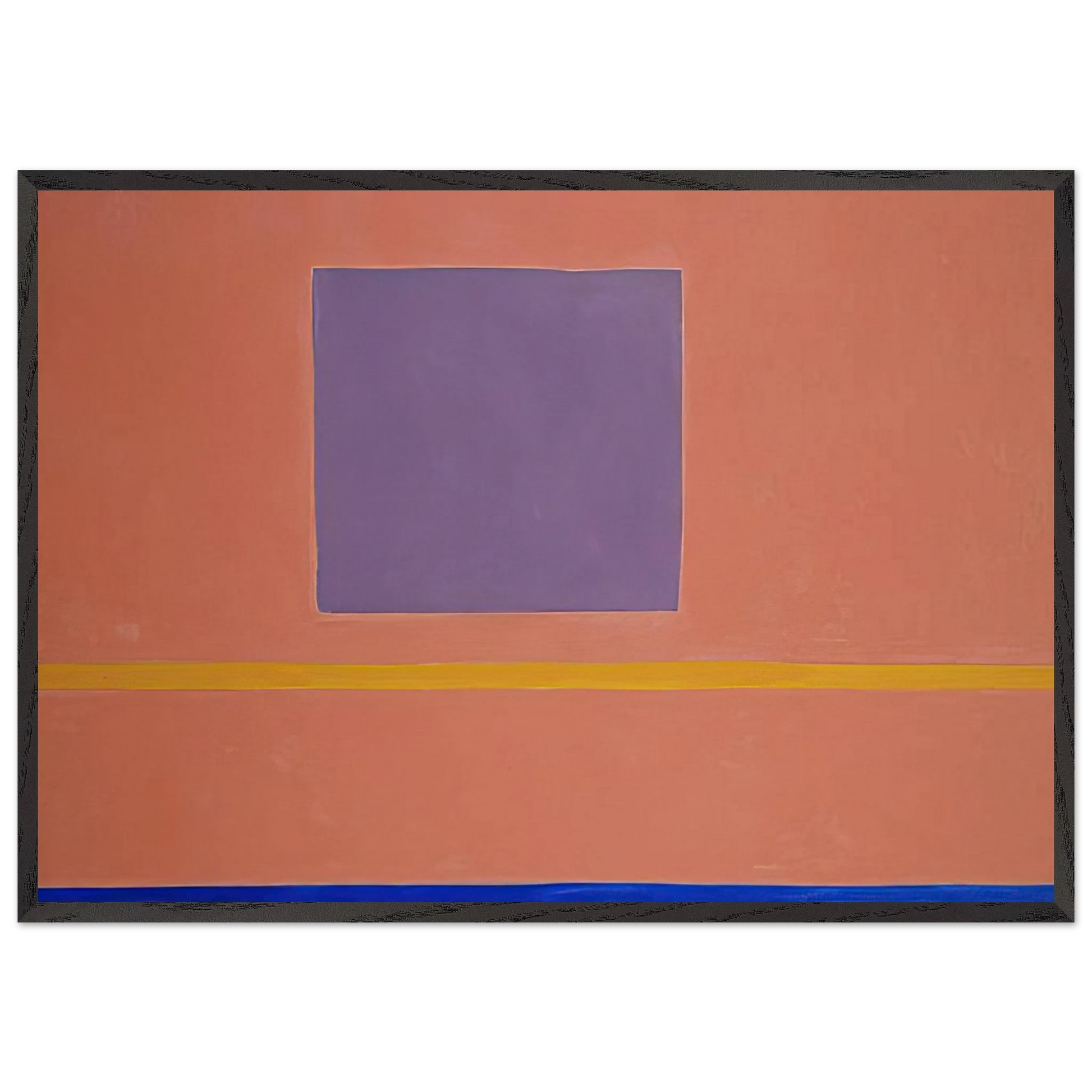 Olivet Sun-Box II - 1967 - Theodoros Stamos Framed Art Print – Black Wooden Frame - Default Title - -Framed Art Print