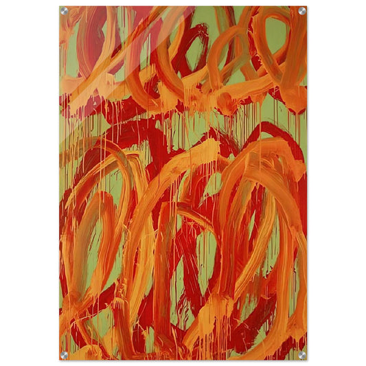 Camino Real  IV  - Cy Twombly Acrylic Print - 70x100 cm / 28x40″ inches