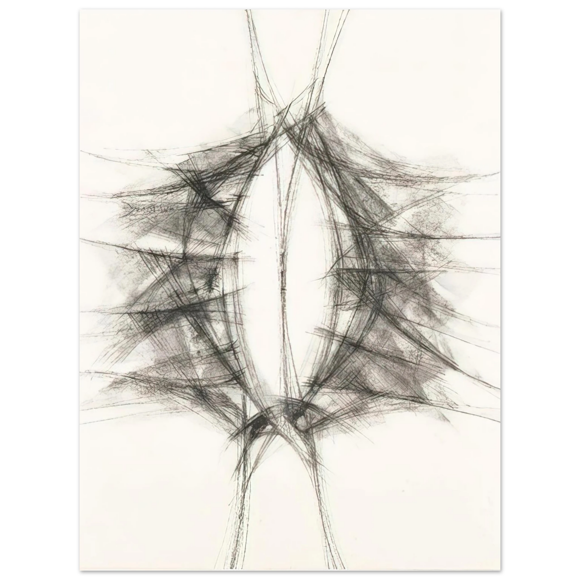 Manuel Rivera - Untitled - Art Informel Fine Art Poster - Default Title