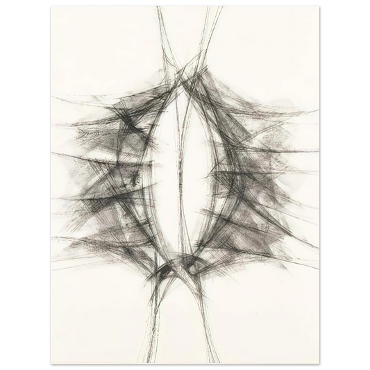 Manuel Rivera - Untitled - Art Informel Fine Art Poster - Default Title
