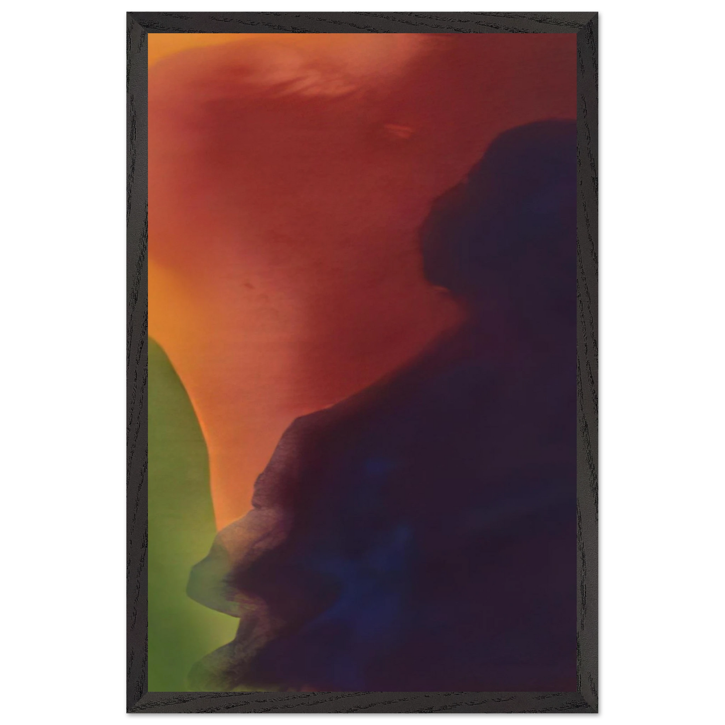 Helen Frankenthaler - Blue Atmosphere III - 1963 Wall art - 28x43  cm / XL (11x17 inches) - Fine Art Poster - -