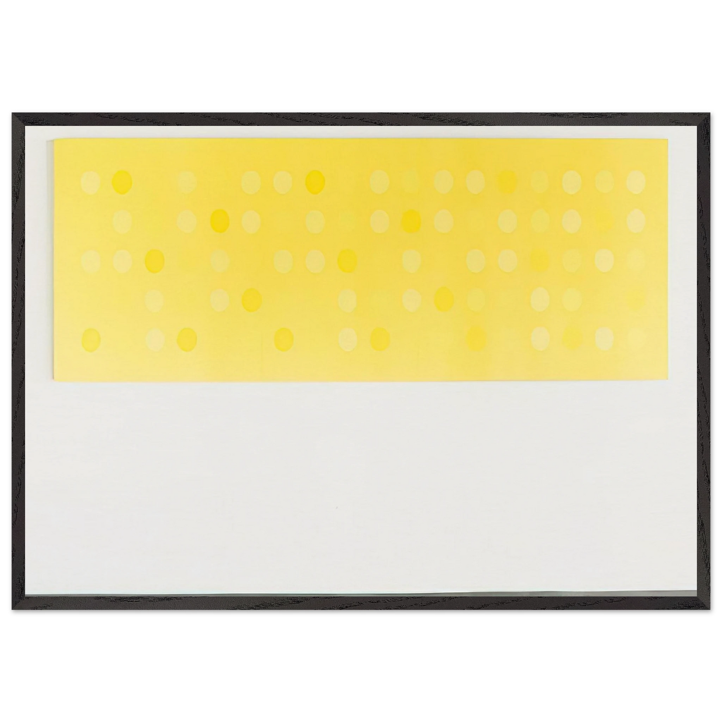 Grid Twenty-Nine - 1970 - Thomas Downing Framed Art Print – Black Wooden Frame - Default Title - -Framed Art Print