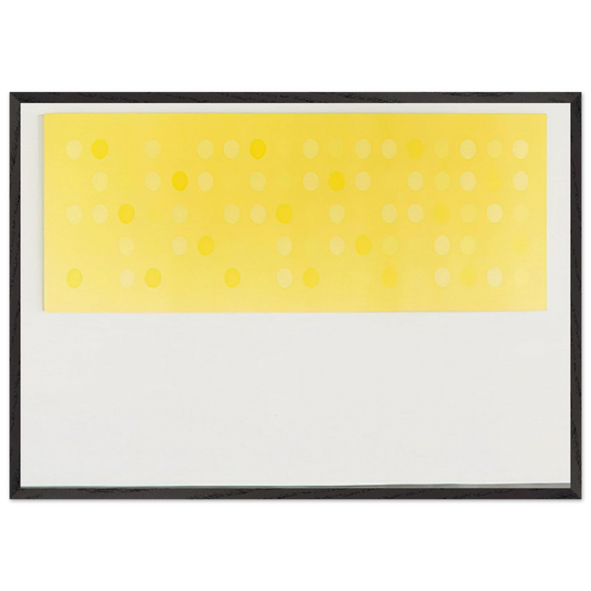 Grid Twenty-Nine - 1970 - Thomas Downing Framed Art Print – Black Wooden Frame - Default Title - -Framed Art Print