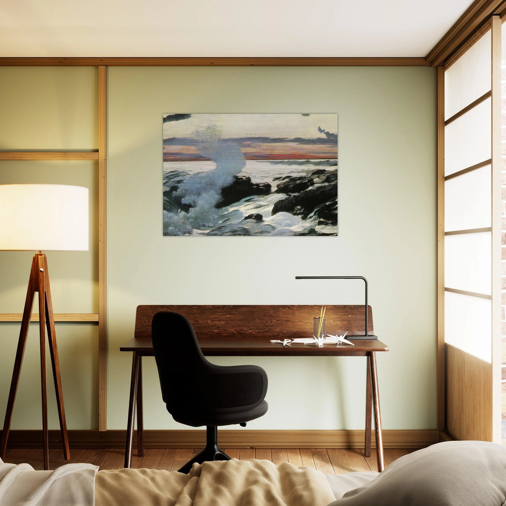 WEST POINT PROUT S NECK - Winslow Homer Brushed Aluminum Print - 70x100 cm / 28x40 inches | Winslow Homer Aluminum Print | Winslow Homer Prints