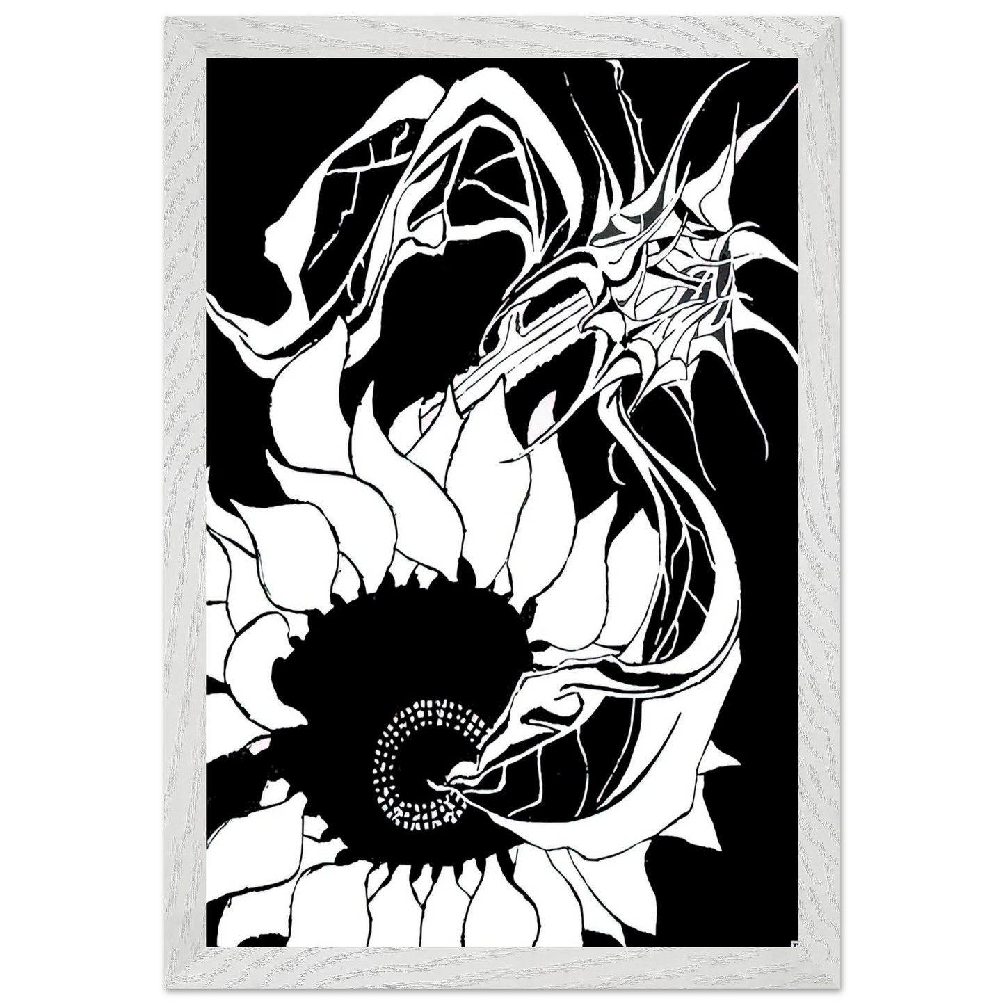 MC Escher - SUNFLOWERS Wall Art - 30x40 cm / 12x16 inches - Fine Art Poster - -