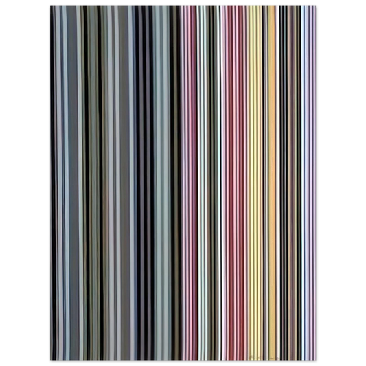Gene Davis - Alice Tully Hall Sampler - 1961 Fine Art Poster - Default Title