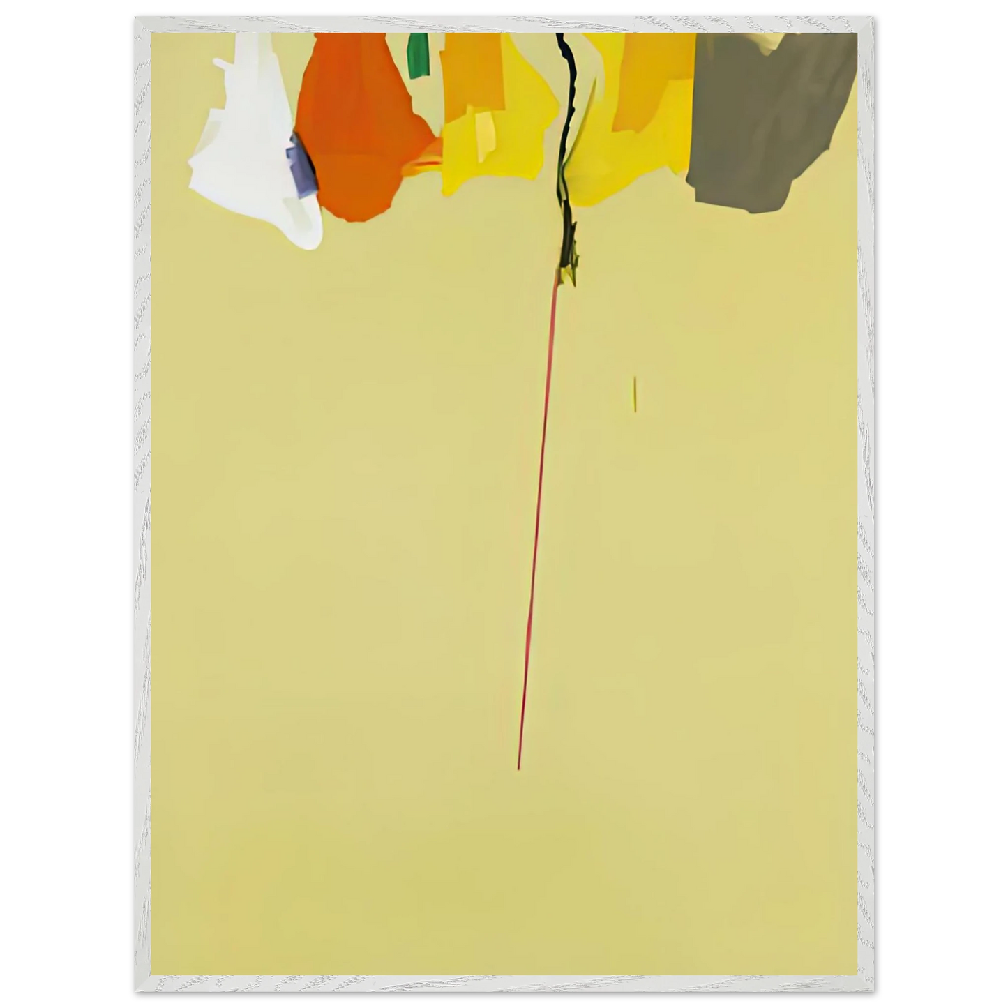 Helen Frankenthaler - Rapunzel, 1974- Wall Art - 30x40 cm / 12x16 inches - Premium Wooden Framed Poster With Fine Art Paper - Black frame