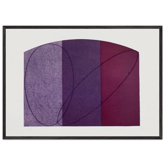 UNTITLED FCPA 1995 - Robert Mangold Framed Art Print – Black Wooden Frame - Default Title - -Framed Art Print