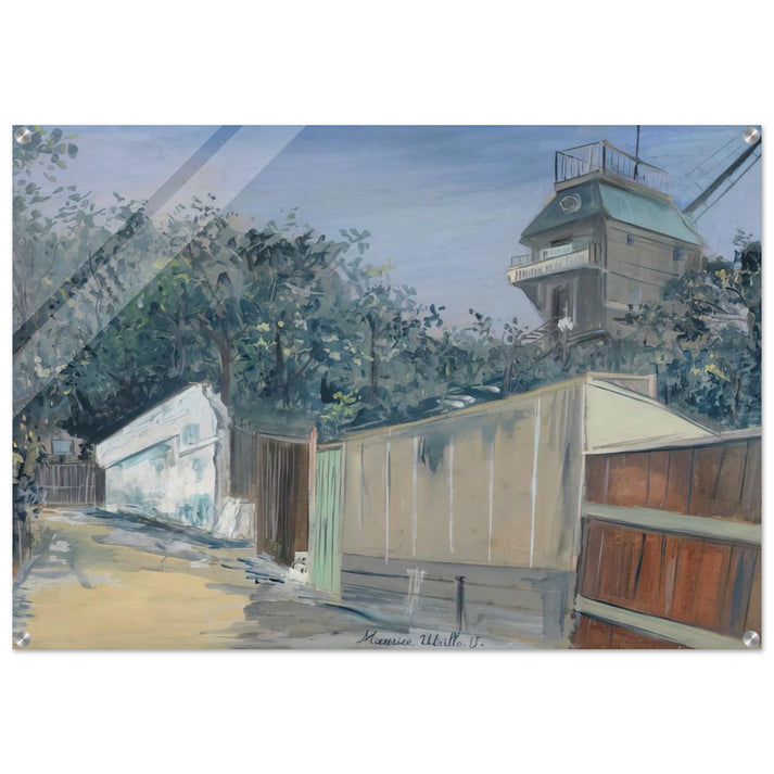 LE MOULIN DE LA GALETTE A MONTMARTRE 1915 - Maurice Utrillo Acrylic Print - 70x100 cm / 28x40″ inches