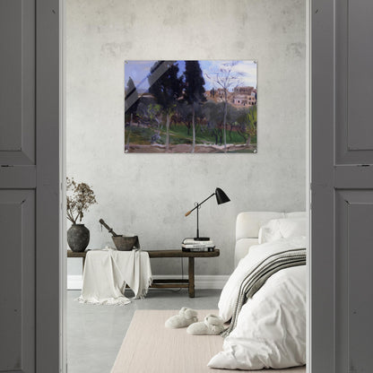 Mediterranean Landscape - John Singer Sargent Acrylic Print - 70x100 cm / 28x40″ inches