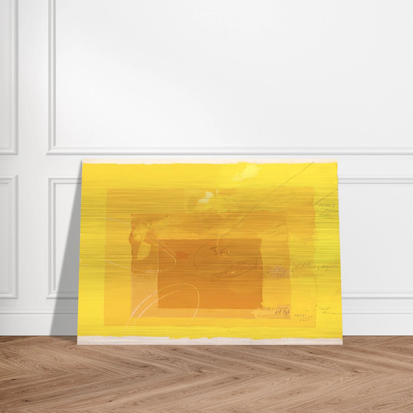 STUDY FOR HOMAGE TO THE SQUARE - Josef Albers Brushed Aluminum Print - 70x100 cm / 28x40 inches | Josef Albers Aluminum Print | Josef Albers Prints