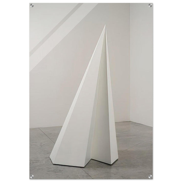 Pyramid #10 - Sol LeWitt Acrylic Print - 70x100 cm / 28x40″ inches