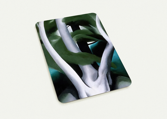 Birch and Pine Tree No. 1 By Georgia O'Keeffe Pack of 10 Post Cards | Georgia O'Keeffe Post Cards | A6 (10.5 x 14.8 cm) - 4.1 x 5.8 inches
