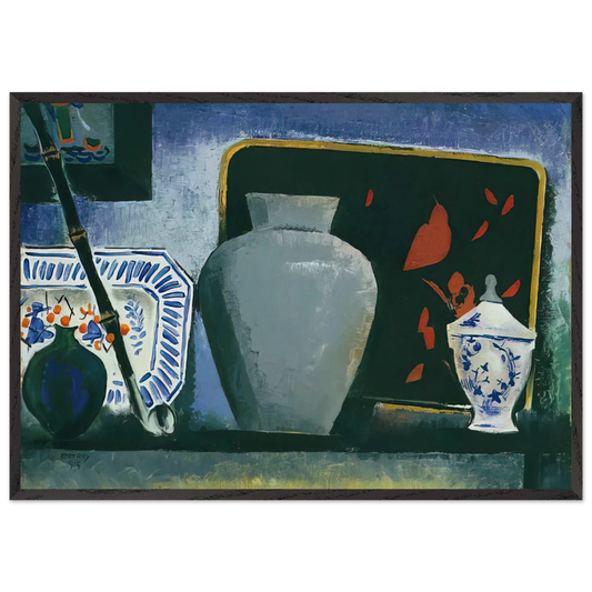 THE BLACK TRAY - Man Ray Framed Art Print – Black Wooden Frame - Default Title - -Framed Art Print