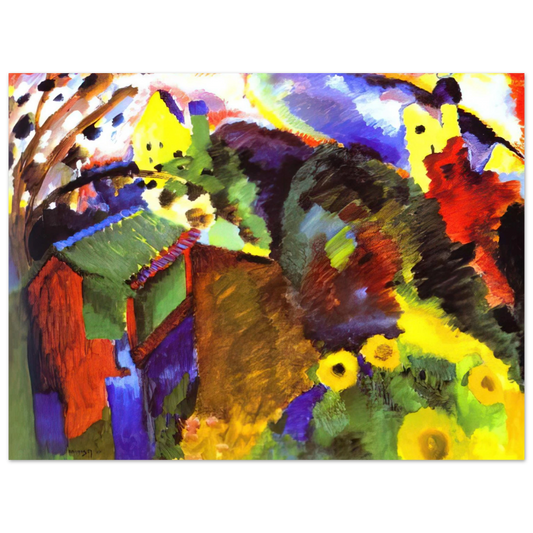 Wassily Kandinsky - MURNAU GARDEN 1910 Fine Art Poster - Default Title
