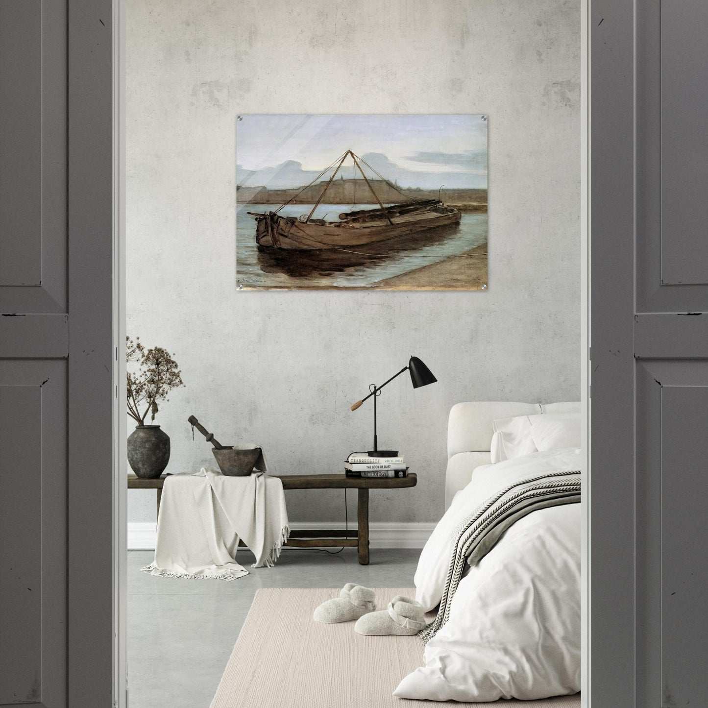 Evening at Weesperzijde Sun - Piet Mondrian Acrylic Print - 70x100 cm / 28x40″ inches