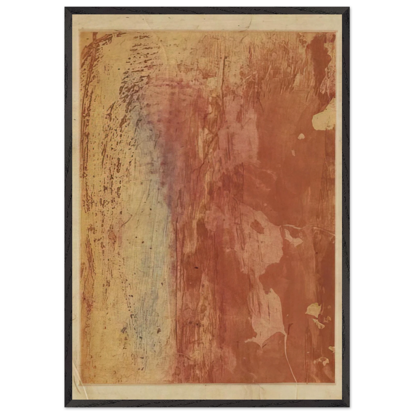 Ganymede - 1978 - Helen Frankenthaler 70x100 cm / 28x40 inches Framed Art Print – Black Wooden Frame