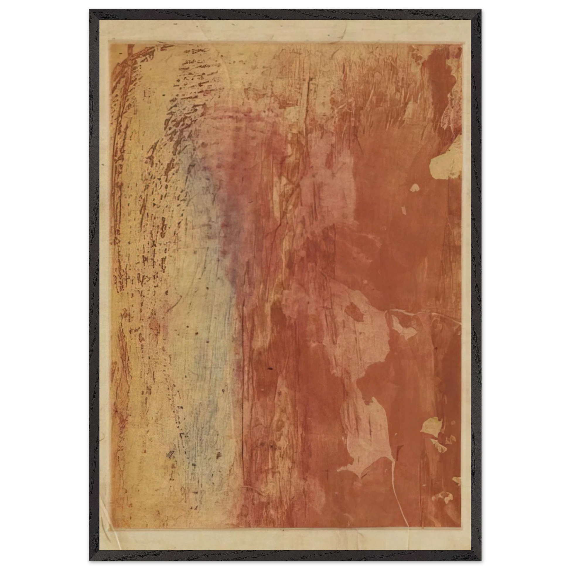 Ganymede - 1978 - Helen Frankenthaler 70x100 cm / 28x40 inches Framed Art Print – Black Wooden Frame