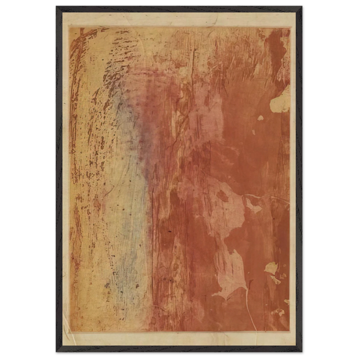 Ganymede - 1978 - Helen Frankenthaler 70x100 cm / 28x40 inches Framed Art Print – Black Wooden Frame