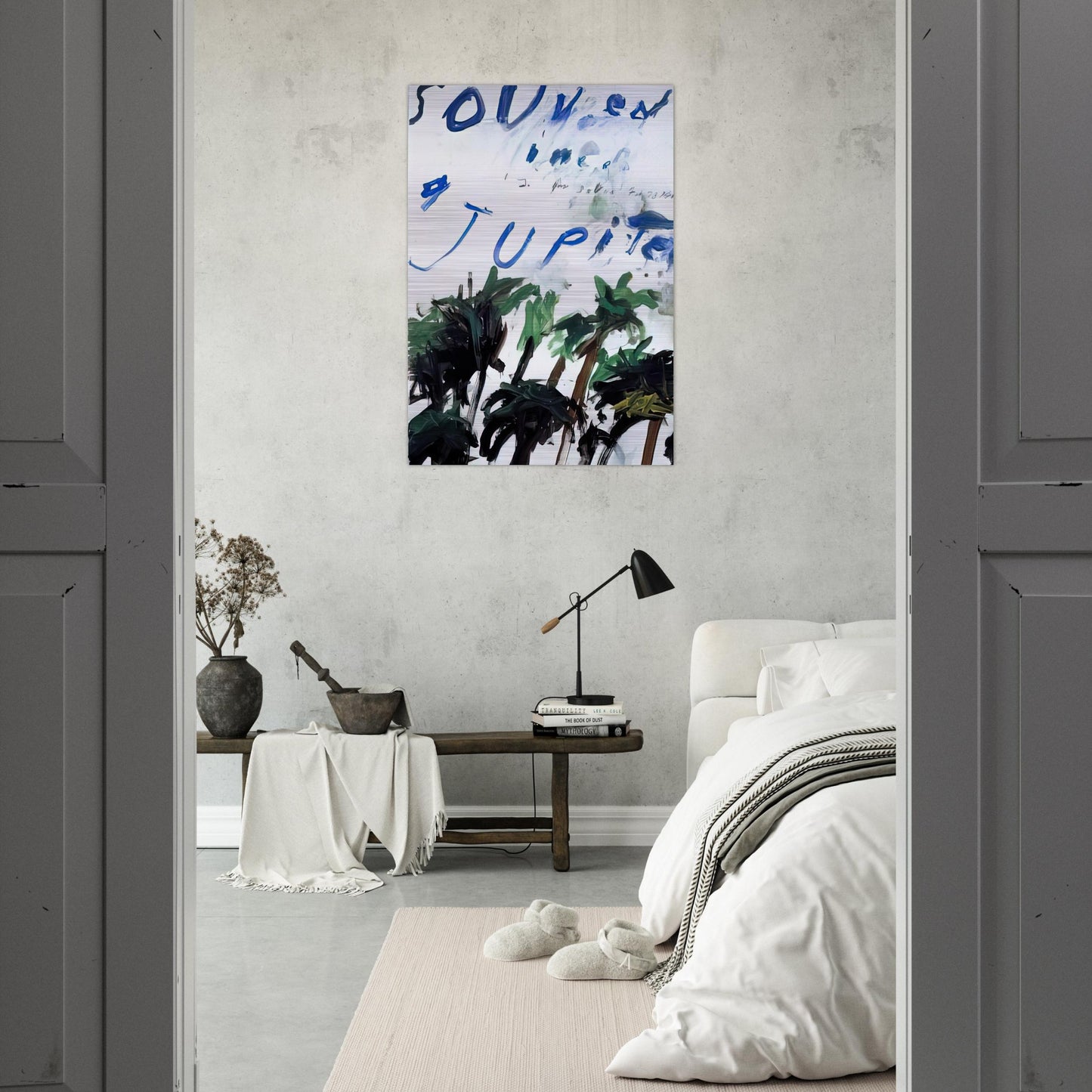 Souvenir - Cy Twombly Brushed Aluminum Print - 70x100 cm / 28x40 inches | Cy Twombly Aluminum Print | Cy Twombly Prints