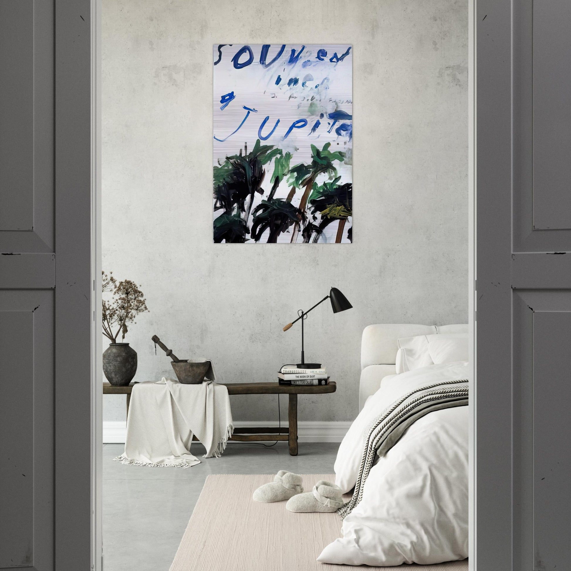 Souvenir - Cy Twombly Brushed Aluminum Print - 70x100 cm / 28x40 inches | Cy Twombly Aluminum Print | Cy Twombly Prints