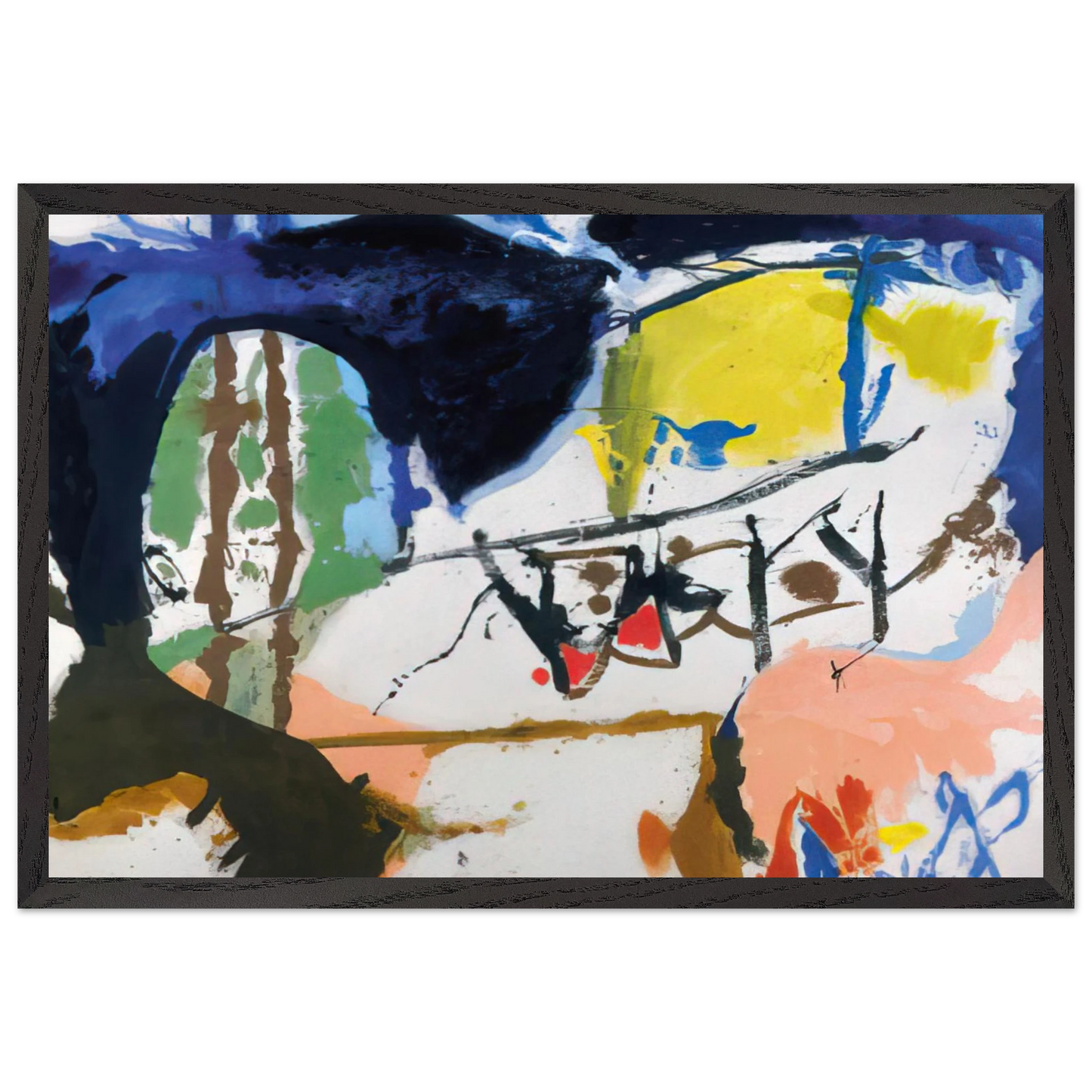Helen Frankenthaler - Acres - 1959 Wall art - 15x20 cm / 6x8 inches - Fine Art Poster - -