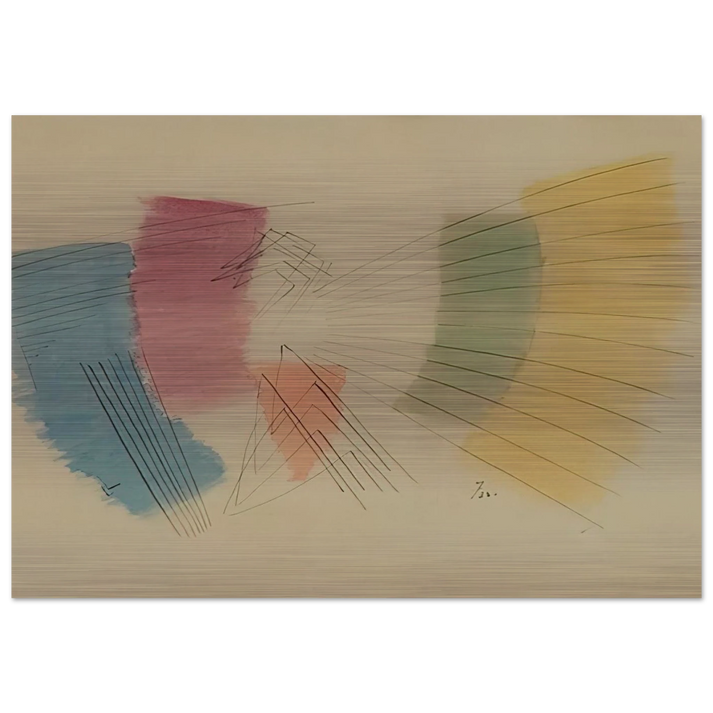 Untitled - 1933 - John Ferren Brushed Aluminum Print - 70x100 cm / 28x40 inches | John Ferren Aluminum Print | John Ferren Prints