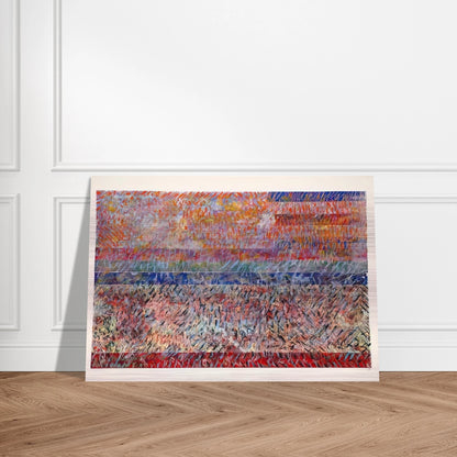 St. Albans - Sam Gilliam Brushed Aluminum Print - 70x100 cm / 28x40 inches | Sam Gilliam Aluminum Print | Sam Gilliam Prints