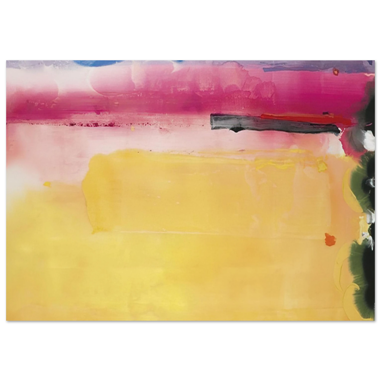 Helen Frankenthaler - Black-Eyed Susan - 1988 Wall art - A2 (42 x 59.4  cm) - Fine Art Poster - -
