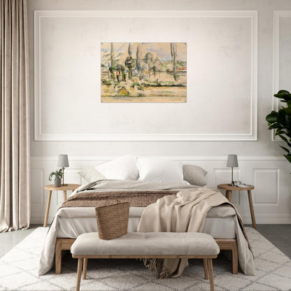 Chateau de Madan - Paul Cézanne Acrylic Print - 70x100 cm / 28x40″ inches