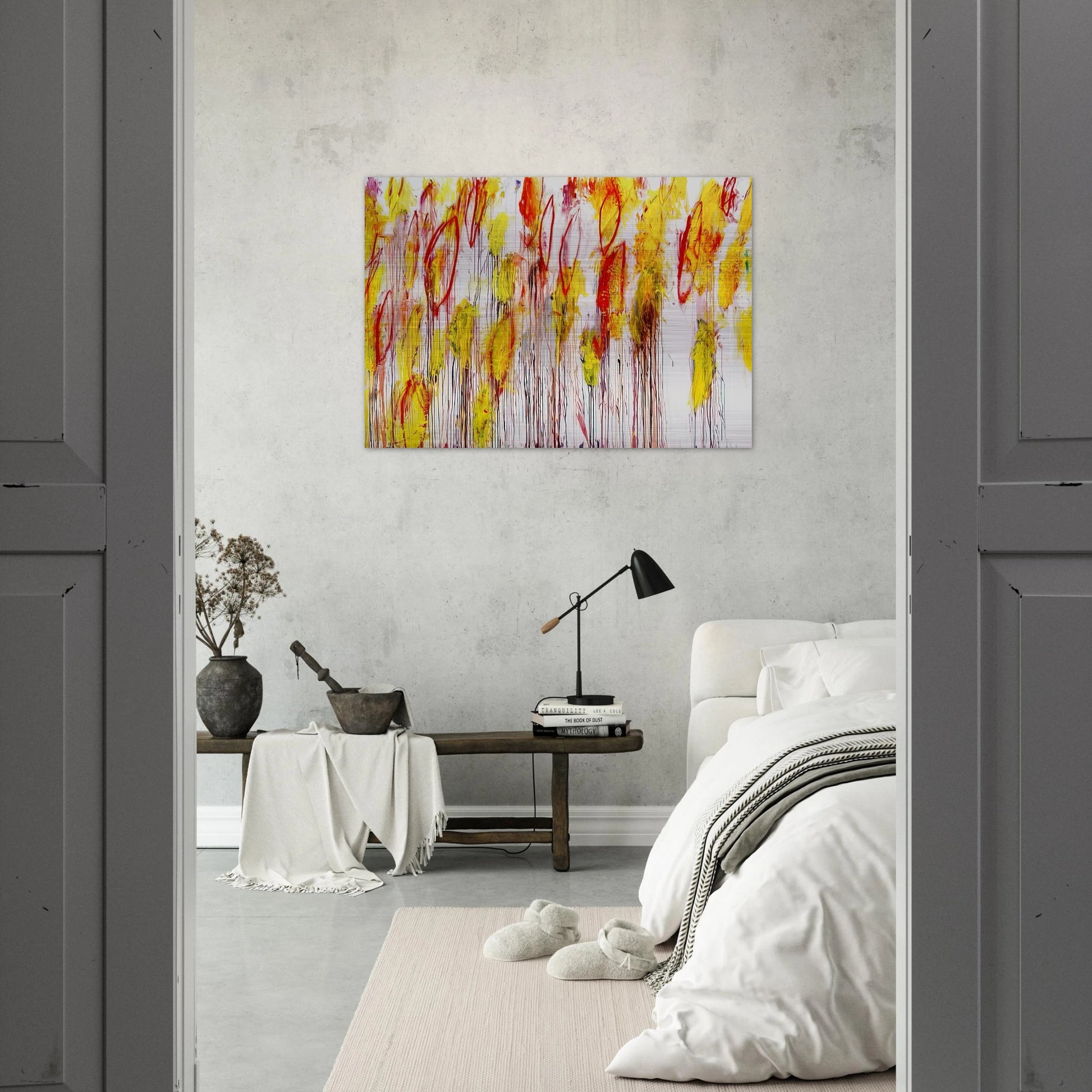 Lepanto, Part I - Cy Twombly Brushed Aluminum Print - 70x100 cm / 28x40 inches | Cy Twombly Aluminum Print | Cy Twombly Prints