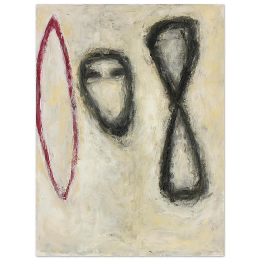 Susan Rothenberg - TRIPLE FORM 1982 Fine Art Poster - Default Title