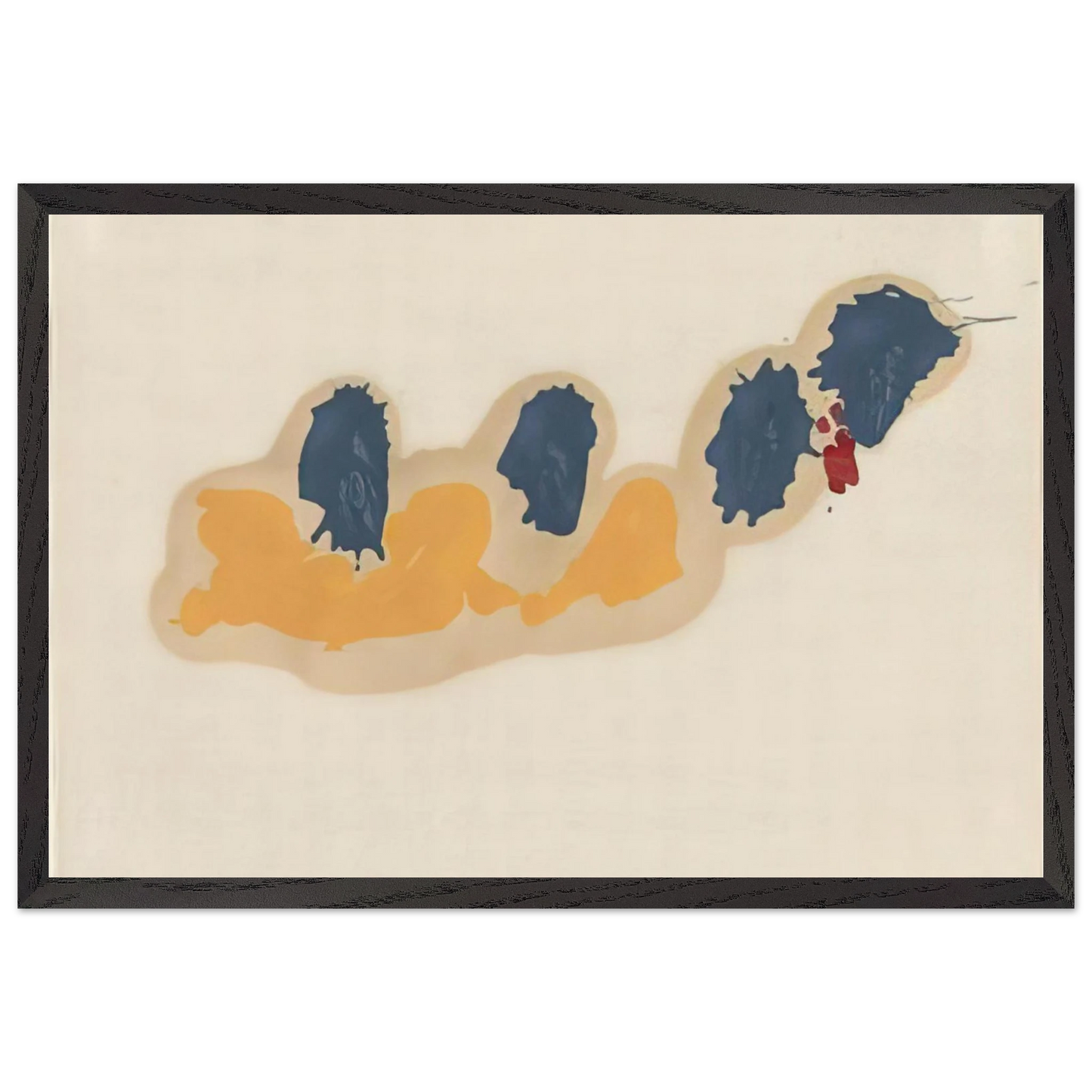 Helen Frankenthaler - April IV - 1960 Wall art - 28x43  cm / XL (11x17 inches) - Fine Art Poster - -