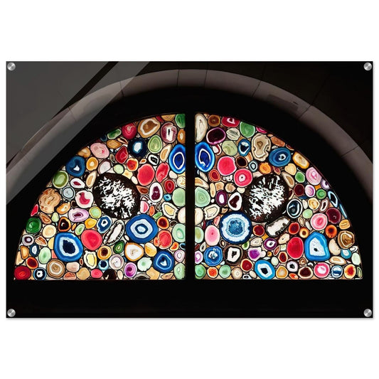 AHATFENSTER 2009 3 - Sigmar Polke Acrylic Print - 70x100 cm / 28x40″ inches