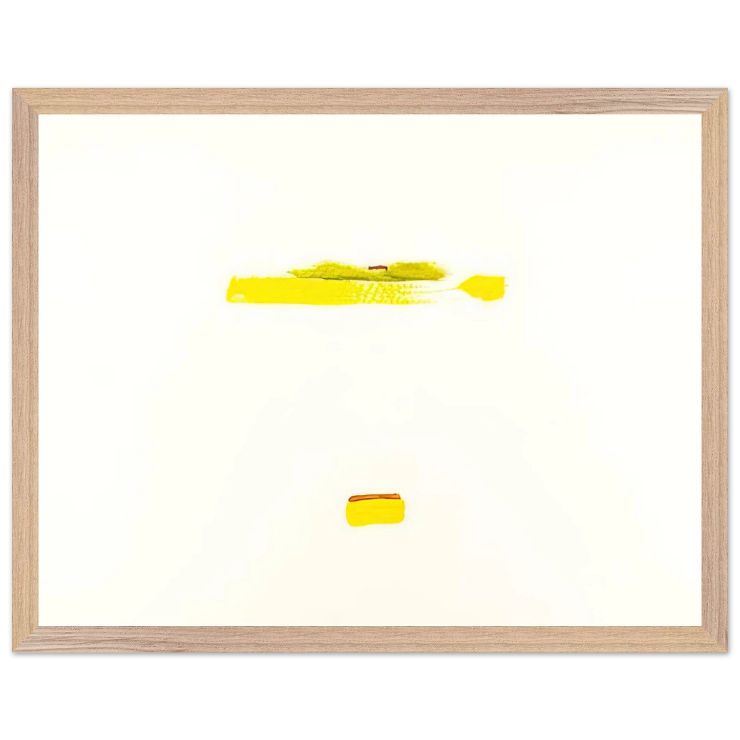 Helen Frankenthaler - New York III - 1972 Wall art - 40x50 cm / 16x20 inches - Premium Wooden Framed Poster With Fine Art Paper - White frame