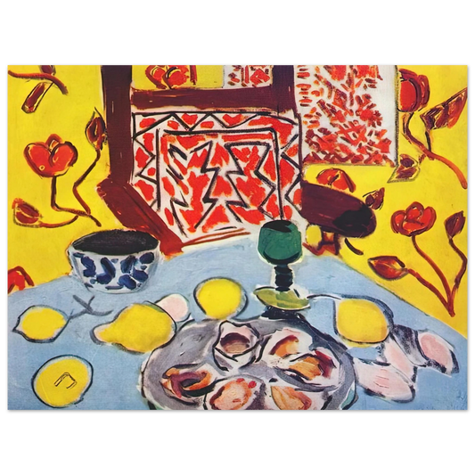 Henri Matisse - OYSTERS AND WOODEN ARMCHAIR 1943 Fine Art Poster - Default Title