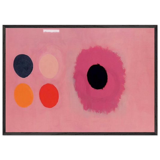Two Bars - 1964 - Adolph Gottlieb Framed Art Print – Black Wooden Frame - Default Title - -Framed Art Print