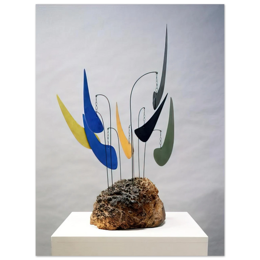 Alexander Calder - MYRTLE BURL 1941 Fine Art Poster - 13x18 cm / 5x7 inches