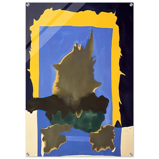 Interior Landscape - 1964 - Helen Frankenthaler Acrylic Print - 70x100 cm / 28x40″ inches | Helen Frankenthaler Wall Art | Helen Frankenthaler Prints