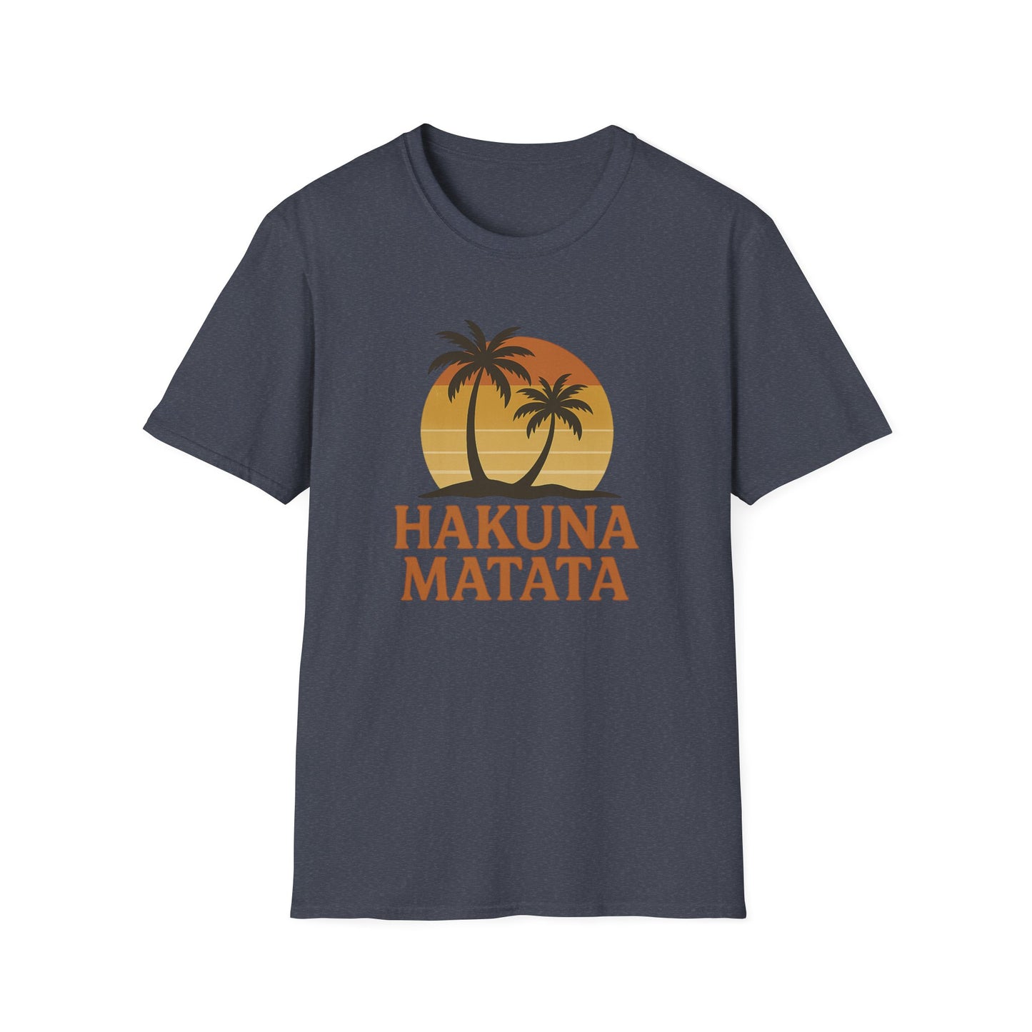 Hakuna Matata Maglietta Grafica Retro, Maglietta Positiva Senza Pensieri, T-Shirt Ispirata agli Anni '90, Top con Citazione di Buonumore, Regalo Unisex