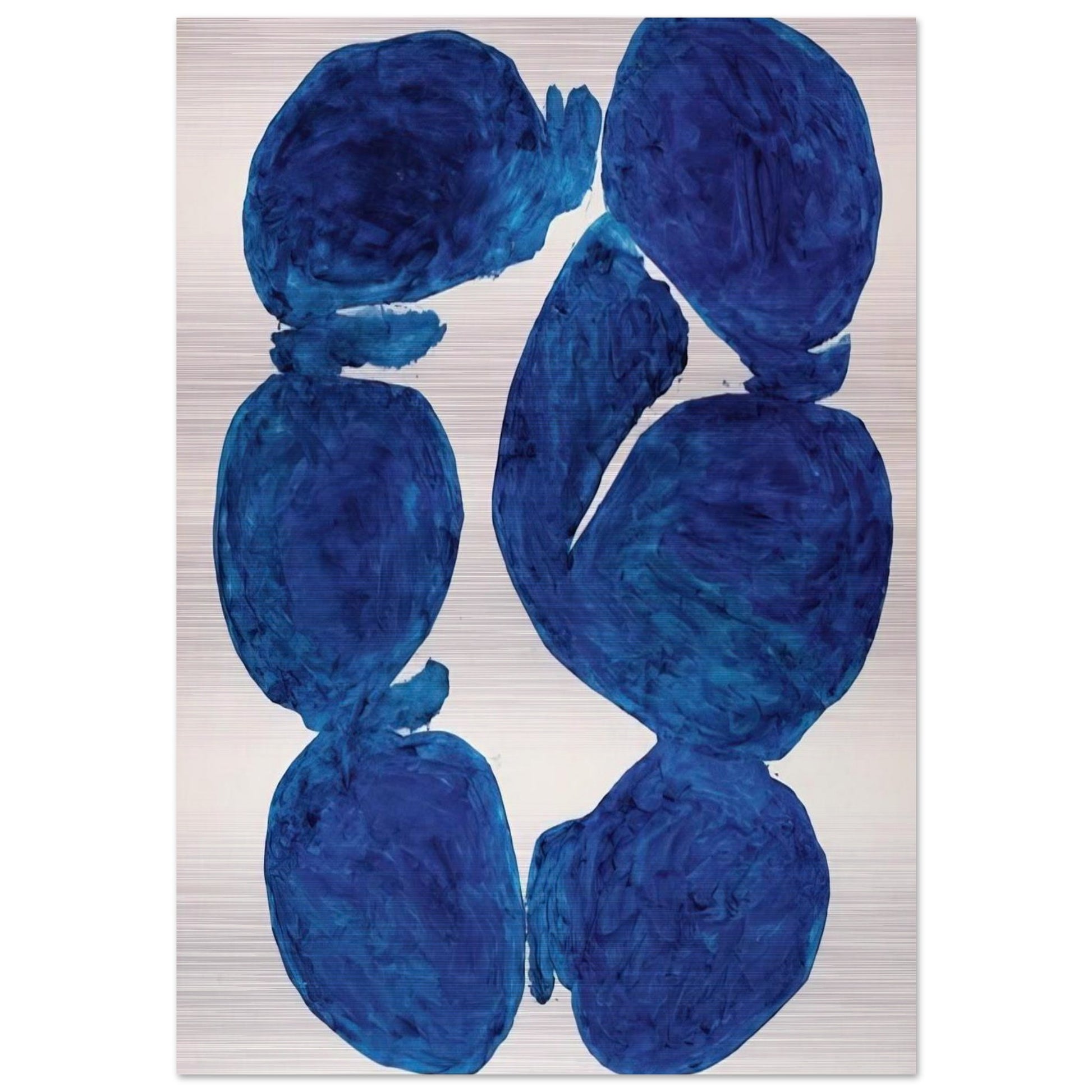 Meun - 1967 - Simon Hantai Brushed Aluminum Print - 70x100 cm / 28x40 inches | Simon Hantai Aluminum Print | Simon Hantai Prints