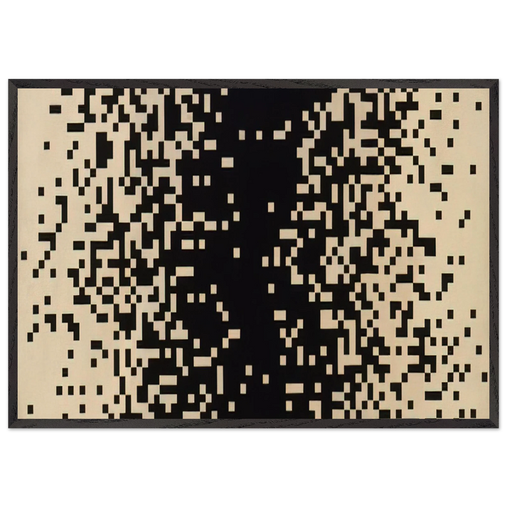 Seine - Ellsworth Kelly 70x100 cm / 28x40 inches Framed Art Print – Black Wooden Frame