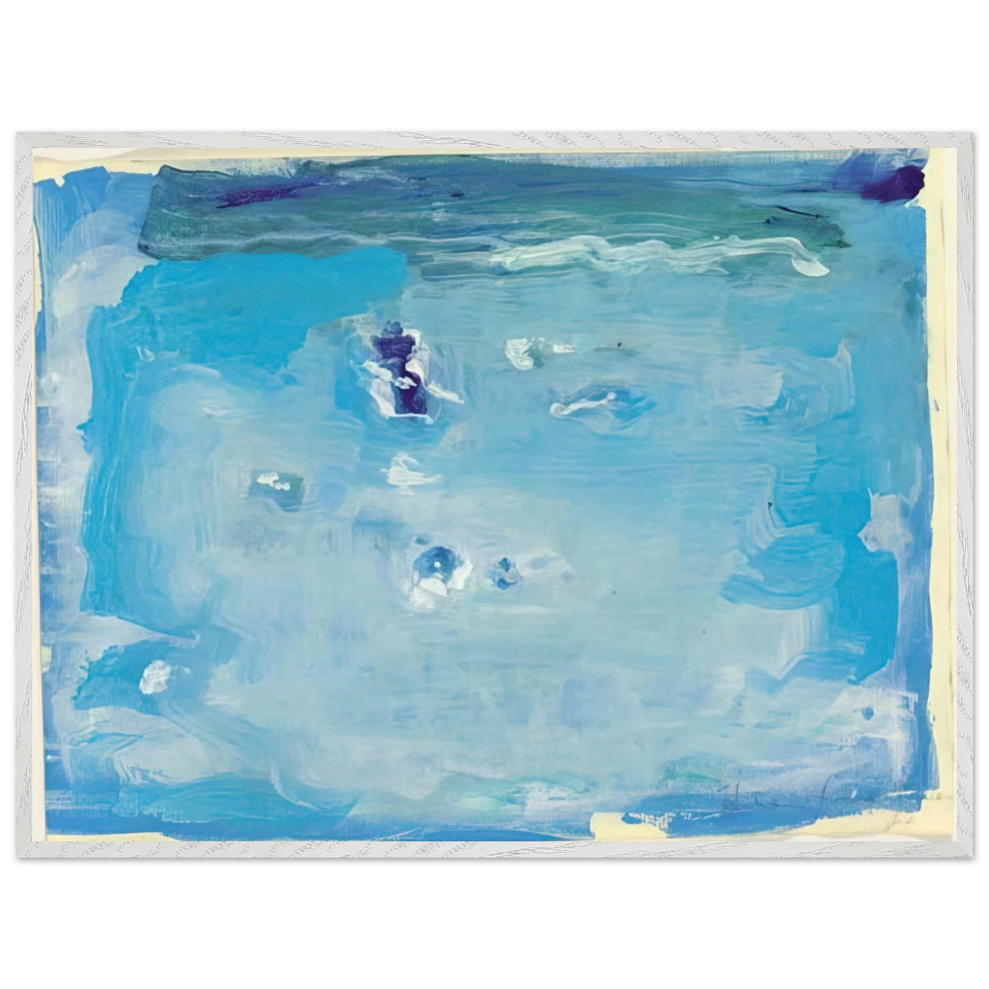 Helen Frankenthaler - Untitled - Color Field Painting, Lyrical Abstraction Wall art - 60x80 cm / 24x32 inches - Fine Art Poster - -