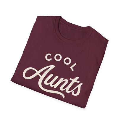 Cool Aunts Club Maglietta, Maglietta Regalo Idee Zia Divertente, Graphic Tee Zia Migliore di Sempre, Carina Maglietta Matching Famiglia Sassy Zia